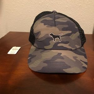 Pink Victoria’s Secret Camo Trucker Hat